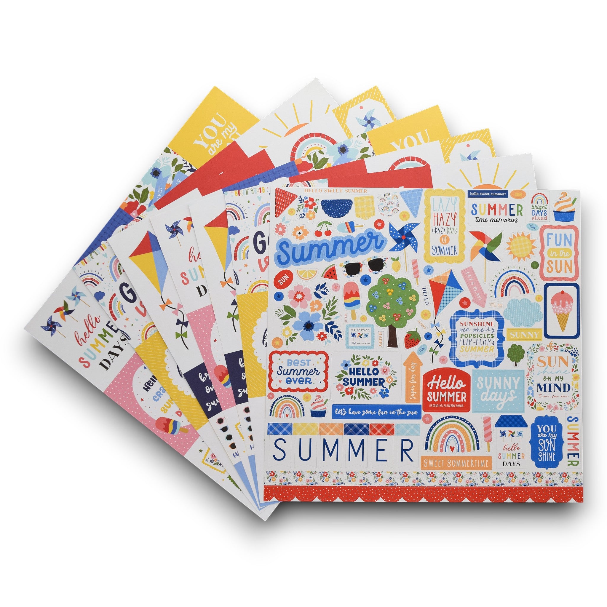 Sweet Summer - Sticker and Cut-apart Bundle 12"x12"